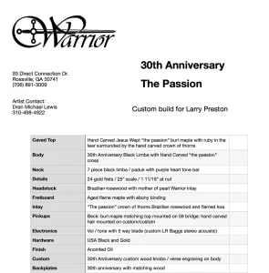 The Passion Specs 